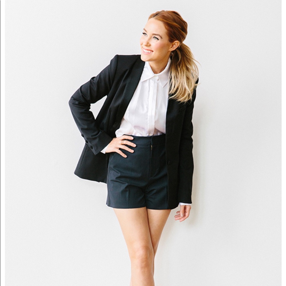 Lauren Conrad Black Long Sleeve Blazer
